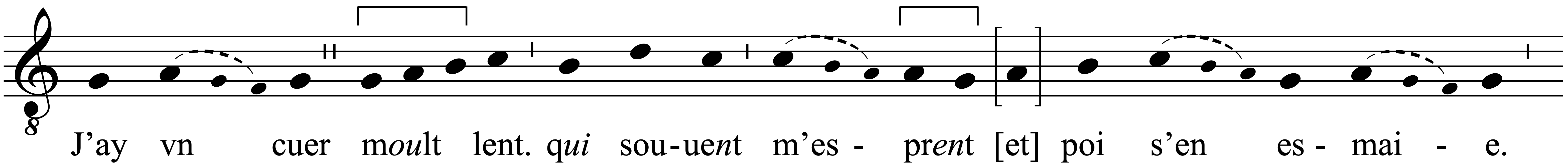 Work musical notation